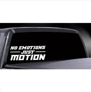 No Emotions Just Motion, Car/Truck Vinyl decal