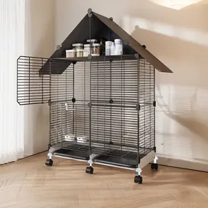 Bird Cage, 1 Set Bird Cage with Stand, Bird House for Parrot, Parrot Cage, Pet Supplies, Bird Supplies, Home Supplies