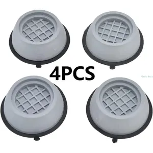 4PCS/8PCS Hard Plastic Washing Machine Foot Pads, Anti-Slip Protective Pads, Wear-Resistant Noise Reduction Feet for Refrigerator & Dryer