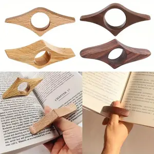 1Pc Reading Books By The Page Ring, Thumb Book Brace, One Hand Reader, Book Press Lazy People Press Book Buckle, Book Reading Lovers Convenient Reading AIDS, Book Accessories