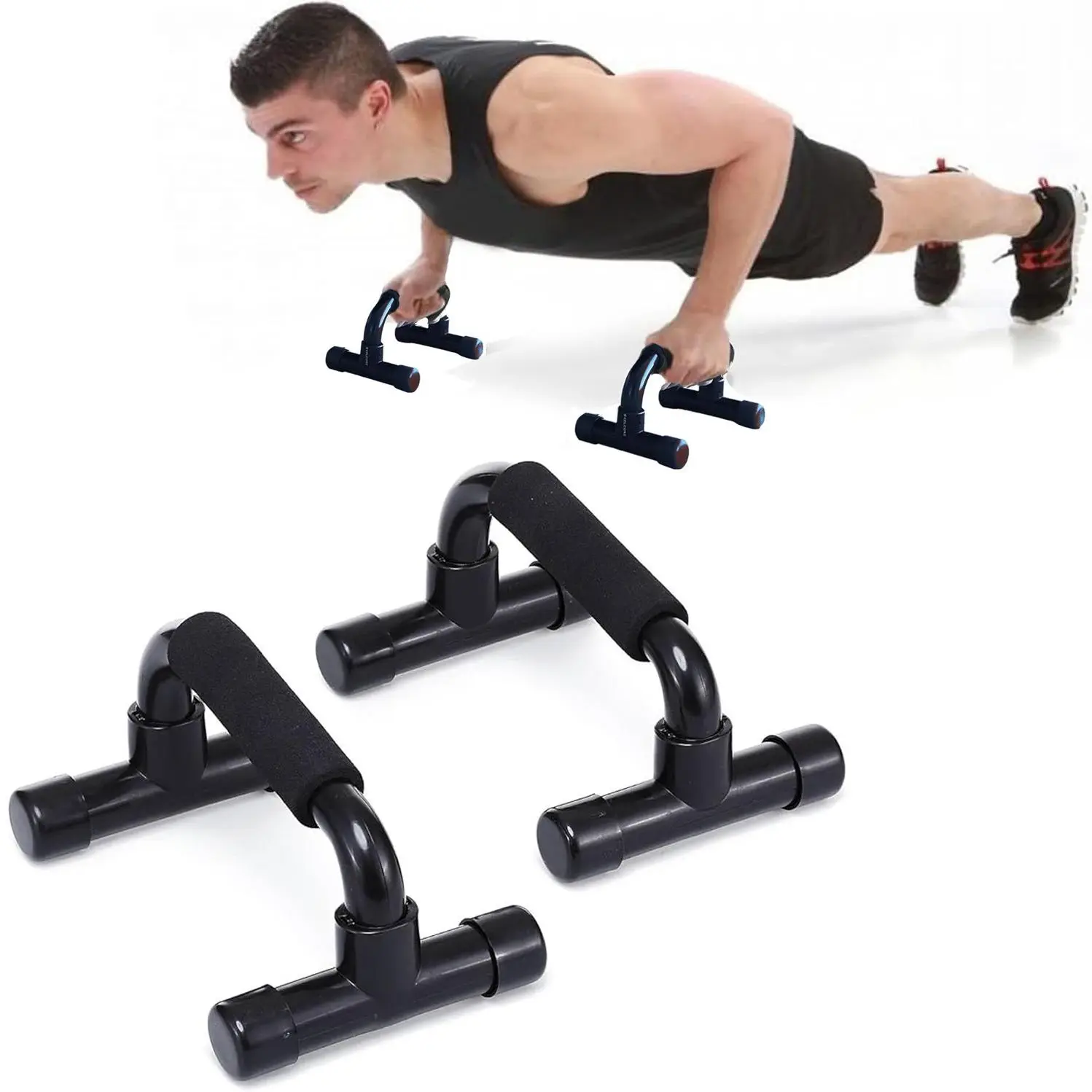 Push-up bars, Home Fitness Gear, floor push-up handles for fitness, push-up stands, ergonomic handles with non-slip and sturdy structure, Strength Workout Equipment