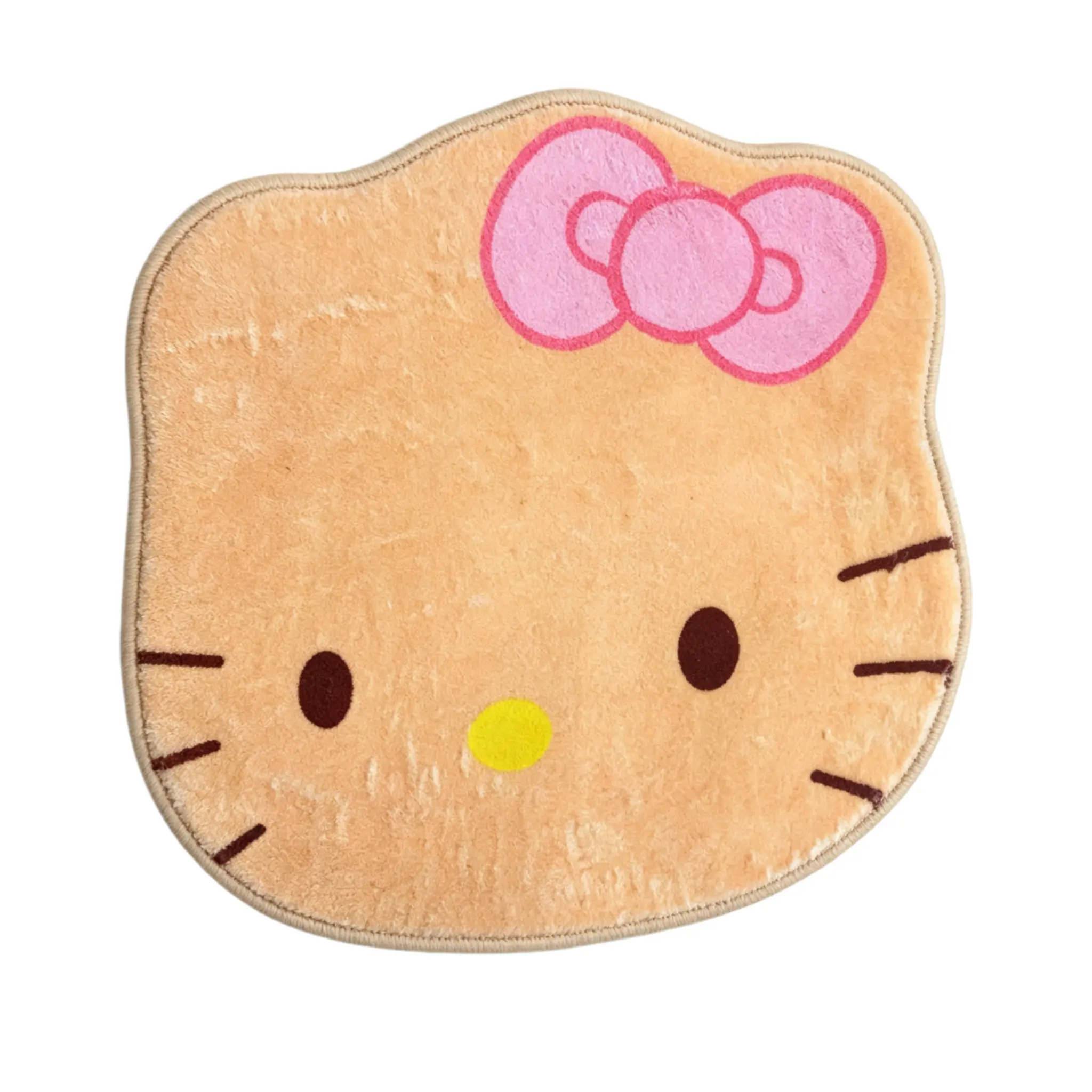 Sanrio Hello Kitty Small Rug Soft Plush Non‑Slip Floor Mat Cute Cartoon Washable Decor Carpet for Bedroom Bathroom Dorm Home Decor