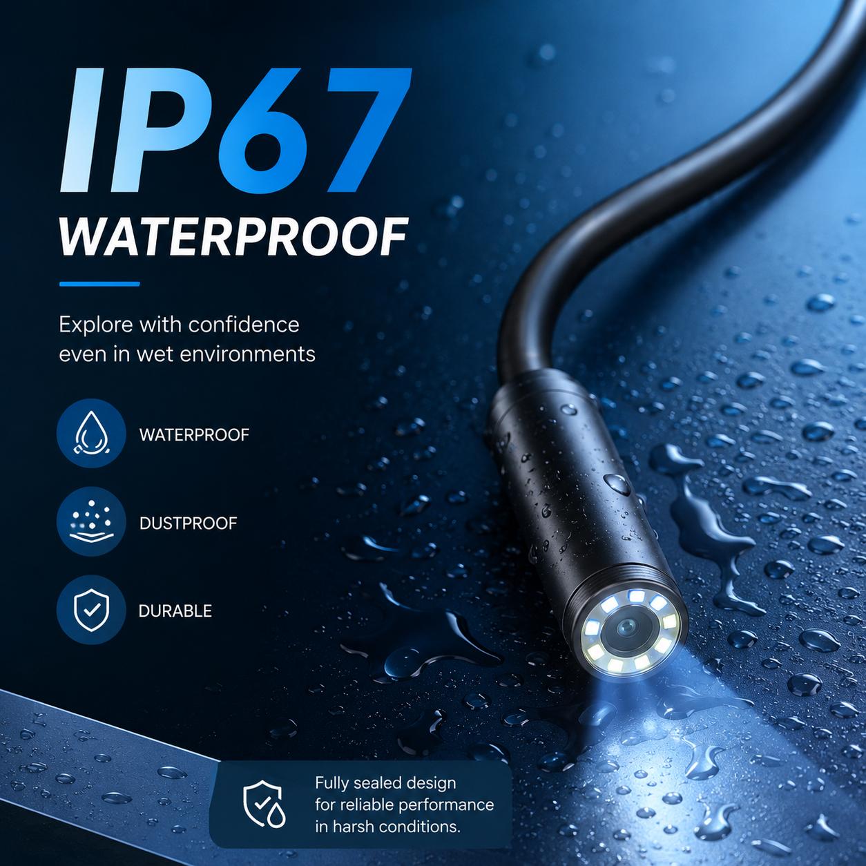 1920P HD Endoscope Borescope Inspection Camera Car Tool, 400 Resolution, 8 Adjustable LED Lights, 11.48ft Semi-Rigid Snake Cable, IP67 Waterproof Car Accessory, Plug & Play for iPhone Android Home Repair, Car Accessories, Car Tools 1920P HD Endoscope Borescope Inspection Camera Car Tool, 400 Resolution, 8 Adjustable LED Lights, 11.48ft Semi-Rigid Snake Cable, IP67 Waterproof Car Accessory, Plug & Play for iPhone Android Home Repair, Car Accessories, Car Tools