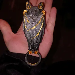 Bat Keychain or Rearview Mirror Hangers