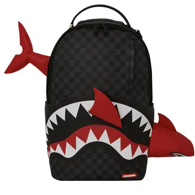 Pokemon Sprayground Fire Shark Backpack Sprayground Shark Check