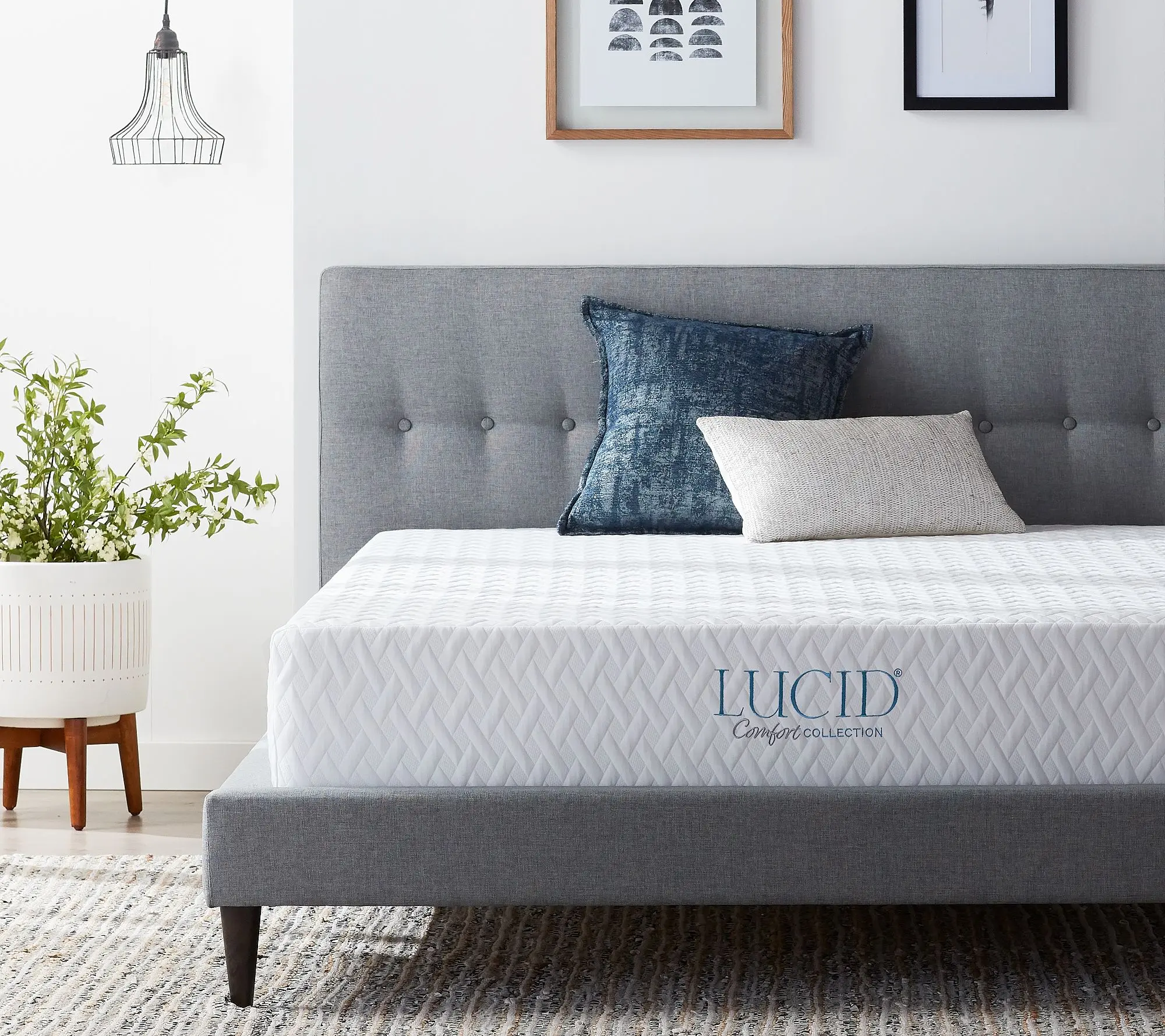 LUCID Comfort Collection 10" Medium Mattress, Twin LUCID Comfort Collection 10" Medium Mattress, Twin