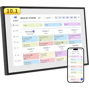 10.1 Inch  Digital Calendar & Chore Chart  Touchscreen Display WiFi Sync  Planner for Family Schedules Includes Desk Stand Streamline  Organization  for mother mom women