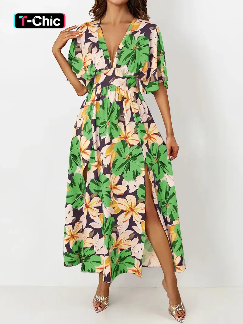 chinese dress ladies Loose Linen Maxi Dress from NikkaPlace main image 1