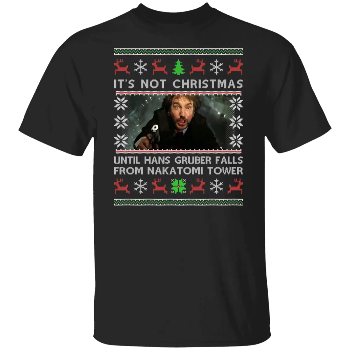 Hans Gruber Christmas - T-Shirt - CC
