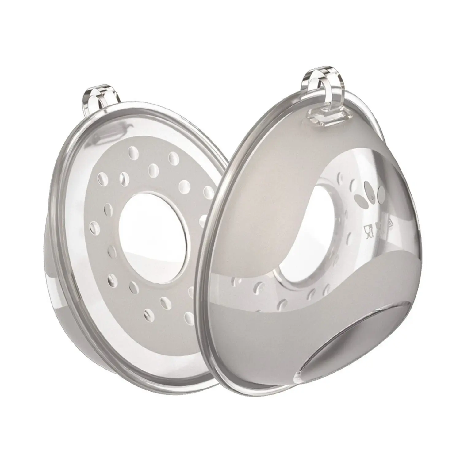 New Silicone Breast Milk Collector Set, Hand-Free Nursing Aid for Pregnant Women & Postpartum Users Leak-Proof Wearable Milk Collection, Hands Free Pumping, Breast Milk Saver, Breastfeeding Accessories