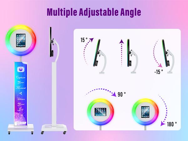 MWE Instant Photo Booth for iPad – App Control, Portable Booth Machine with Universal iPad Compatibility – Great for Wedding & Party Rentals