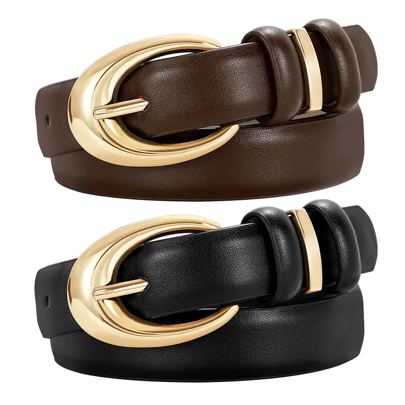 JASGOOD Women Leather Belt for Jeans Pants Fashion Ladies  display picture 1