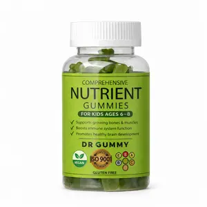 Kids Multivitamin Gummies Ages 4-8 – Calcium, Magnesium, Omega 3 6, Vitamin D3 K, Zinc, B-Complex – 19+ Nutrients – Vegan, Organic, Non-GMO, Gluten Free – 60 Count (1 Month Supply)