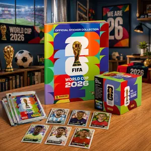 2026 FIFA World Cup Panini Sticker Album Bundle – Official Soccer Sticker Collection Box + Packs, Football Collector Gift