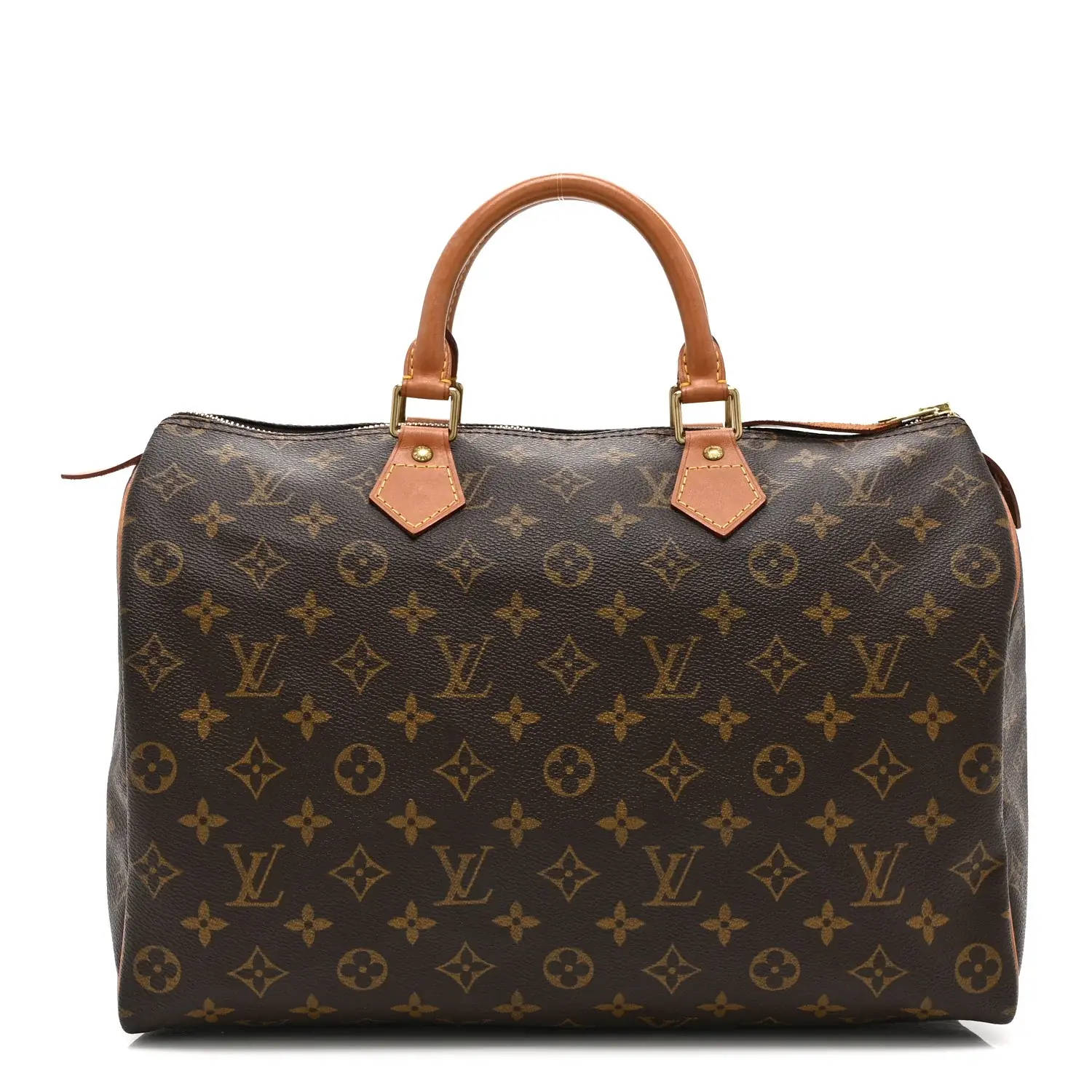 Pre-owned Louis Vuitton Canvas Travel Bags Monogram Speedy 35