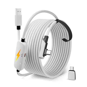Link  with  16FT Compatible with Oculus/  3S/3 Accessories, Quest2/Pro, Pico4, Next-Gen VR  with USB 3.0 A to C Adapter for SteamVR, Charge & Link Simultaneously