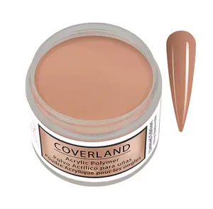 Coverland Acrylic Powder 1.5 oz "Cinnamon Swirl" Beige - Limited Edition Diy Nail Art Nail Extension Set