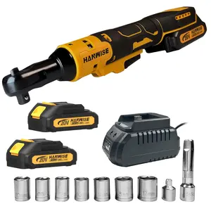 Wireless Electric Ratchet Wrench Set, Brushless Electric Ratchet Wrench, Car Repair Screw and Nut Disassembly, Suitable for Car Repair and Maintenance, Home DIY, Construction, is a holiday gift for men