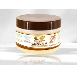 Lemuel Hair Cream Stylig 8oz La Gracita de Coco y Jengibre - Daily Shade for Styling, Hydration, and Warmth, 8 oz