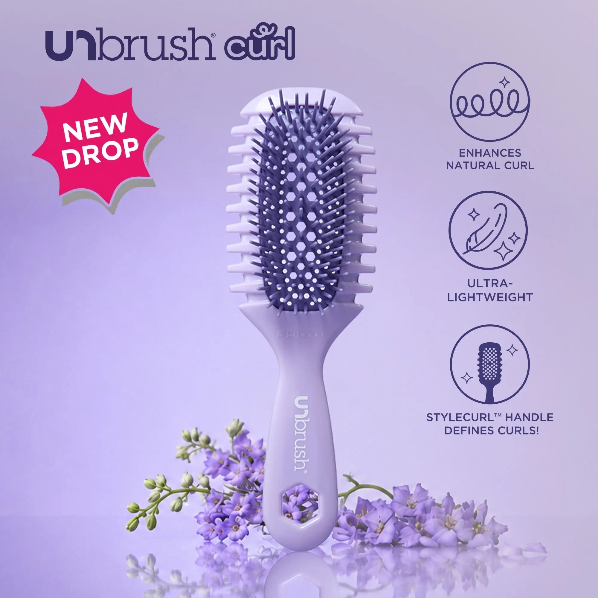 UNbrush Curl Hair Brush by FHI HEAT