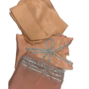 Farshi Women's Shalwar Kameez Set with Bow Detail and Striped Design, Ideal for Casual Wear - Womenswear, Bottom