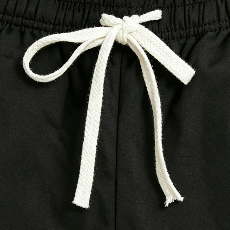 New women’s athletic shorts with elastic drawstring waist and pockets, beach casual shorts