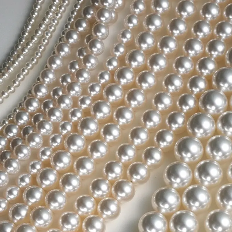 【B009】DIY ABS Imitation Pearl Charms - Acrylic Beads for Charms Making, Beads Jewelry Making, Casual Daily Clothing Decoration, Birthday Gifts (Toys & Hobbies, Beading & Jewelry Making)