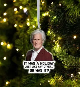 Funny Keith Morison Christmas 2D Ornament, True Crime Xmas Ornament, Acrylic Ornament