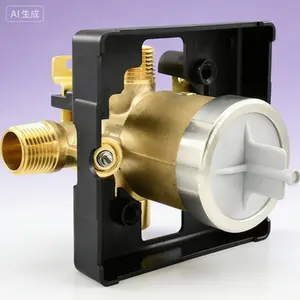 Universal Shower Rough-In Valve Body with Screwdriver Stops, Compatible with Delta MultiChoice Tub and Shower Trim Kits, Fits 13 14 17 and 17T Series Single or Dual Function Trim, Replacement Shower Valve