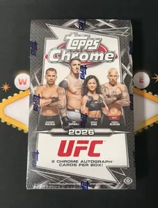 2026 Topps Chrome UFC Hobby Box (LOOK FOR UFC DEBUT PATCH AUTO 1/1s! & McGregor AUTOS)