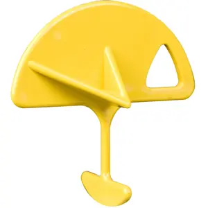 360 Stand Ground Tech GMDK1 Deck Keeper Single Pack, Yellow, Outdoor, Secures Items, Windproof Hold, Fits 1 in. Wide Decking, Pack of 12