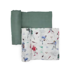 Deluxe Muslin Swaddle Blanket 2 Pack - Home Run 2
