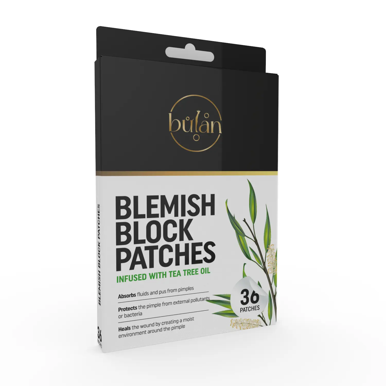 Blemish Block Patches for Sensitive Skin, Hydrocolloid Blend with tea tree oil - Acne Skincare Redness Synthetic