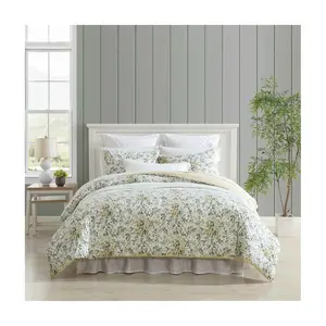 Laura Ashley Country Meadow Gold Twin ComforterSham Set