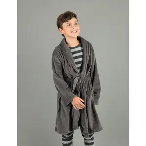 Fleece Shawl Collar Robe