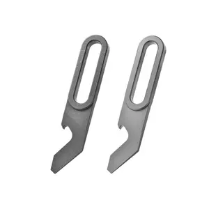 Titanium Alloy Multi-Function Keychain Package Opener Bottle Opener Screwdriver Package Knife Mini Pry Bar Tool