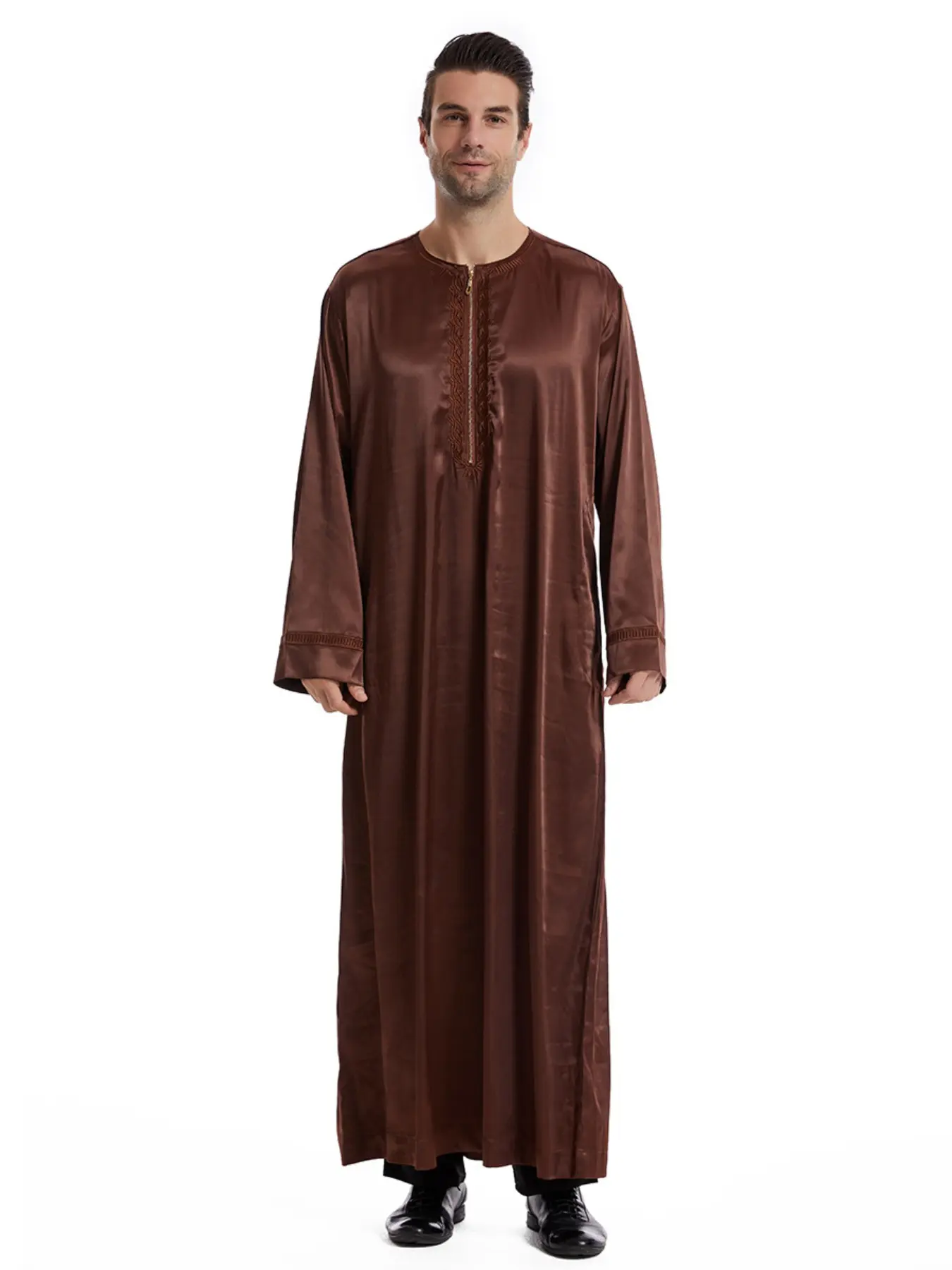 Muslim Arab Middle East Saudi Men's Outer Robe, Jubbah, Traditional Arabic Clothing, Comfortable and Stylish, Perfect for Daily Wear