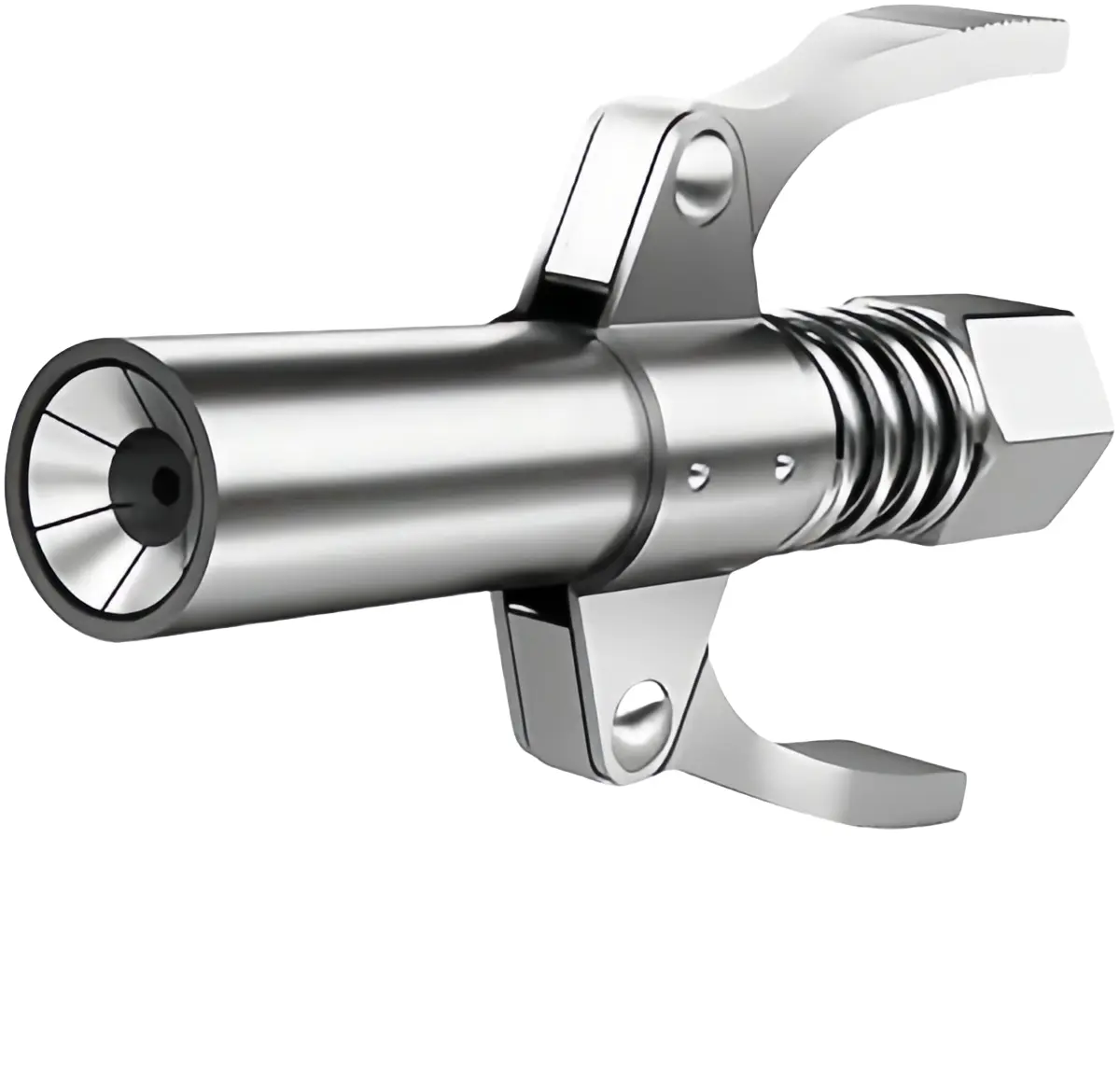 10000 PSI High-Pressure Lubricating Oil Nozzle, Dual-Handle Self-Locking Nozzle, Compatible with Heavy-Duty 1/8" NPT Power Tool Lubrication Guns