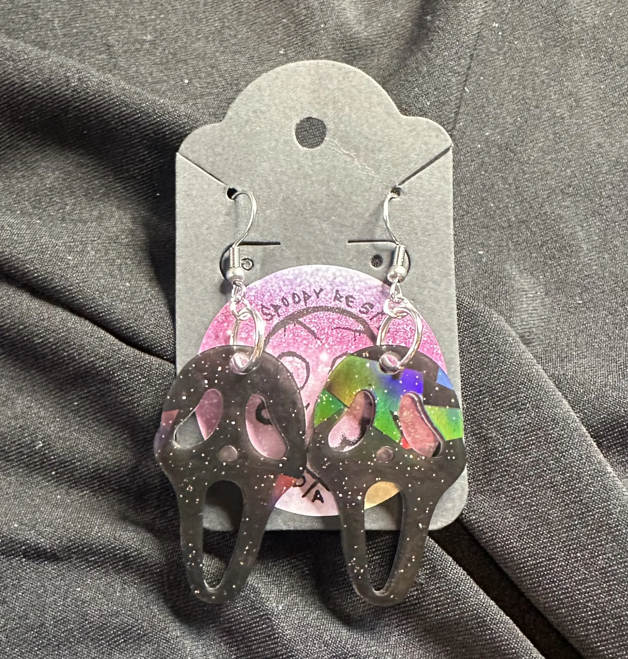 Ghostface Mask Earrings