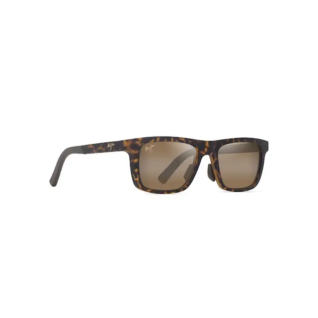 Maui Jim Moaka Sunglasses H341-10 Matte Dark Havana Frame HCL Bronze Lenses