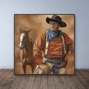 Cowboy & Horse Pattern DIY Diamond Arts Colorful Painting Kit without Frame, DIY 5D Diamond Arts Colorful Painting Kit, Wall Art Decor for Home Living Room Bedroom