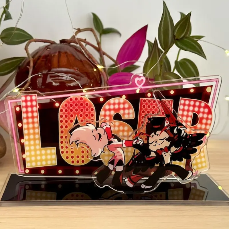 Hazbin Hotel || Angel Dust and Husk Loser || Standee Hazbin Hotel || Angel Dust and Husk Loser || Standee