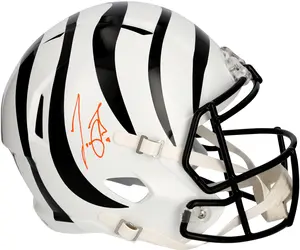 Joe Burrow Cincinnati Bengals Autographed 2022 Alternate Riddell Speed Replica Helmet - Fanatics Authentic Certified