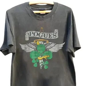 The Pogues Tour Retro Style Unisex T-shirt, Gifts for Fans, Vintage graphic unisex T-Shirt