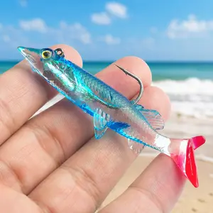 High-Reflection Night Glow Soft Lure Set, Silicone Fish Bait for Freshwater and Saltwater, Lifelike Swimming Design, Bass Trout Zander Tilapia Fishing Lures, Outdoor Fishing Tackle Accessories Kit