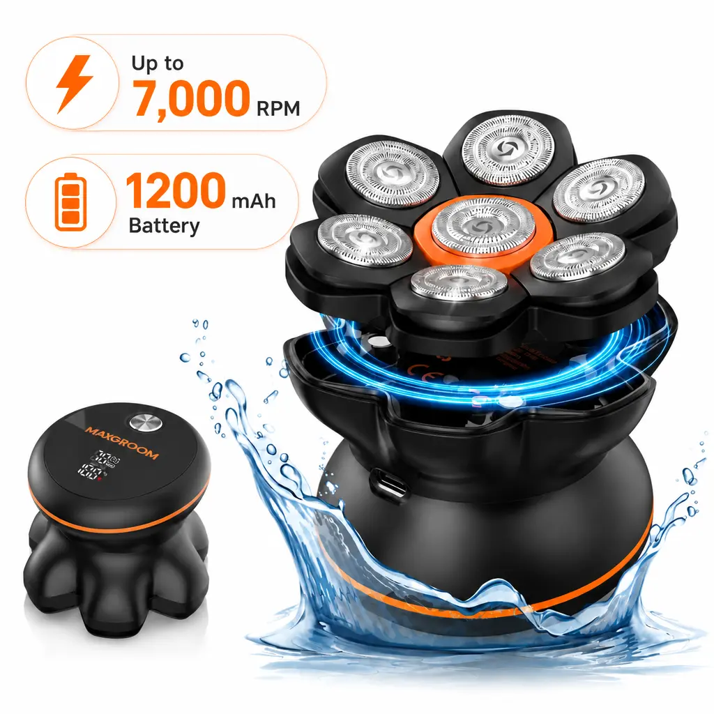 7D electric head shaver Basic model