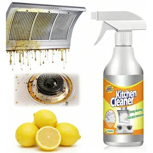 Foaming Kitchen Cleaner for Stubborn Stains - All-in-One Grease & Grime Remover, Bubble Spray for Cooktops, Pots, Pans, Range Hoods, Powerful 4 Fl.oz (120ml)