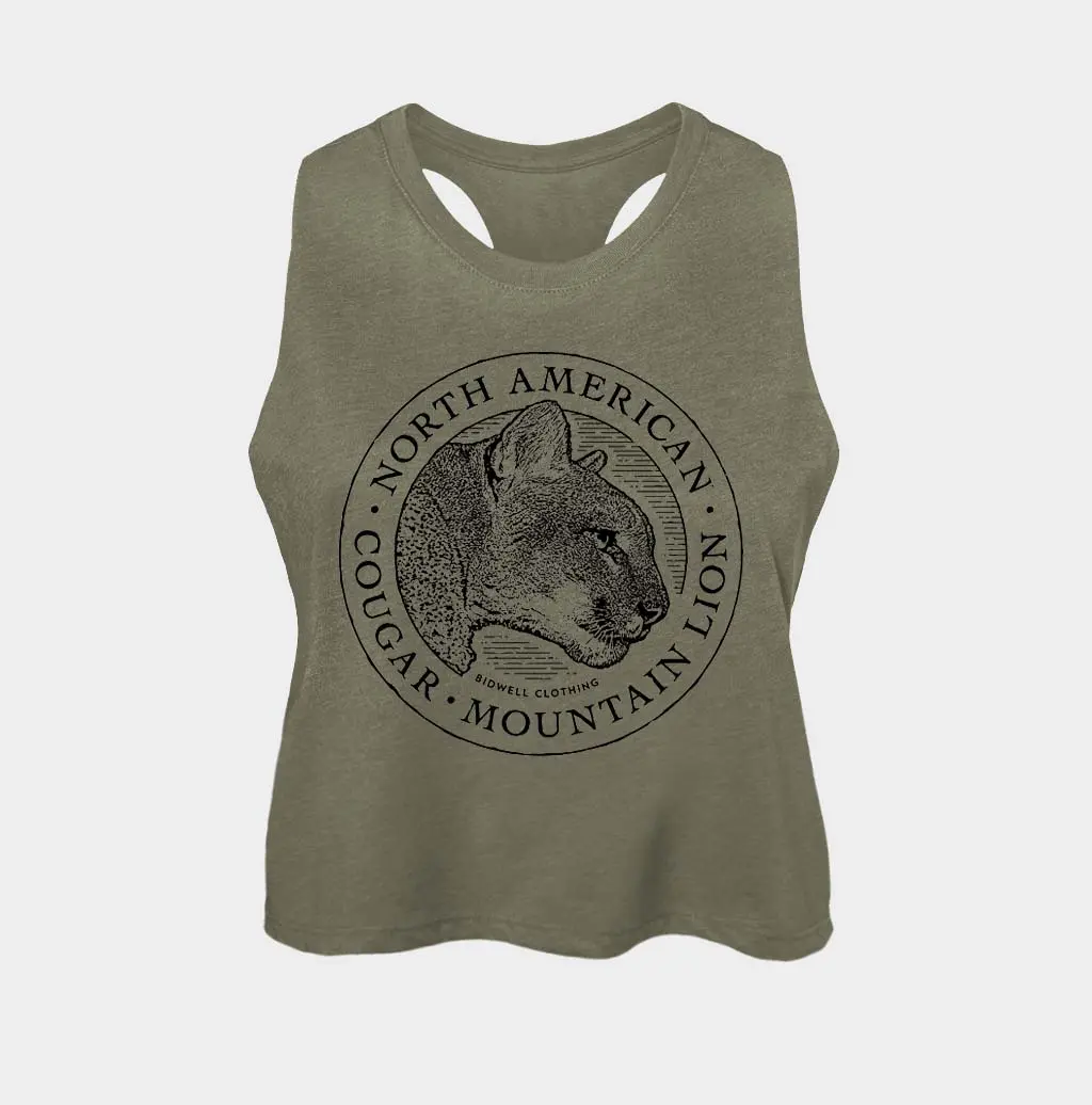 Mountain Lion Crop Tank