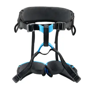 NewDoar Climbing Harness, Mountaineering Rock Climbing Harness, Men Women Tree Ice Climbing Half Body, Safety Belt Rappelling