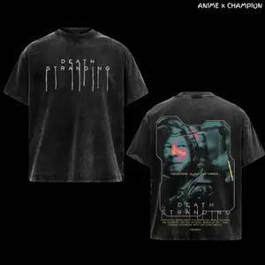 Death Stranding 'Tomorrow Is In Your Hands' Washed T-Shirt, Kojima Productions Game Merch, Unisex Oversized Graphic Tee, Vintage Streetwear Top, fall outfits, Gift for Gamers L
